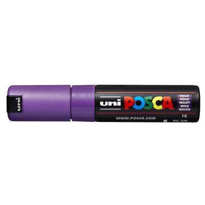 MARCADOR PERMANENTE PC-7M VIOLETA POSCA