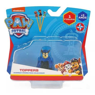 JOGO PAW PATROL TOPPER UNITARIO CHASE BIG TRUCK ESTRELA