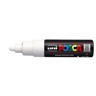 MARCADOR PERMANENTE PC-7M BRANCO POSCA