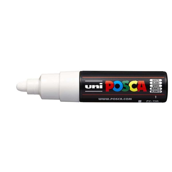 MARCADOR PERMANENTE PC-7M BRANCO POSCA