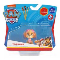 JOGO PAW PATROL TOPPER UNITARIO SKYE ESTRELA