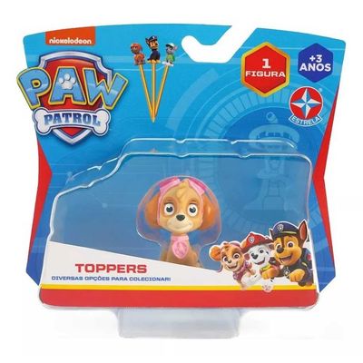 JOGO PAW PATROL TOPPER UNITARIO SKYE ESTRELA