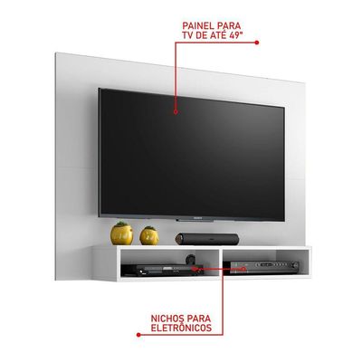 Painel Para Tv Eros Branco - Notável