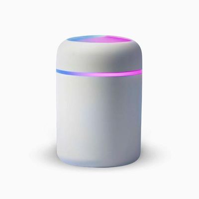 Umidificador Portátil Ultrassônico Com Luminária Led – Compacto, Silencioso E Multifuncional - Branco