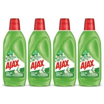 Kit 4 Limpador Diluível Ajax Festa Das Flores - Flores do Campo 500Ml