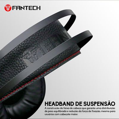Headset Gamer Captain 7.1 USB RGB Virtual PC Fantech HG15