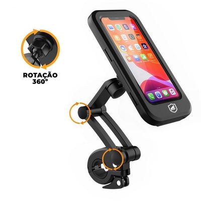Suporte de moto e bike Dual Tech - à prova d'água e com rotação 360º - Gshield