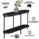 Kit Aparador Decorativo Para Sala Estar Industrial com Mesa de Centro Nord L05 Preto - Lyam Decor