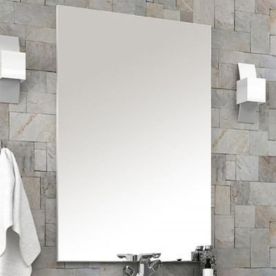 Espelho Para Banheiro Com Painel 60x80 Alfa B06 Branco - Lyam Decor