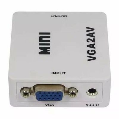 Mini Conversor VGA P/ AV 1080p - VGA2AV