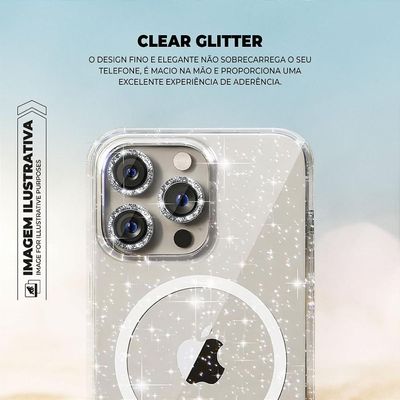 Capa para iPhone 14 Pro - MagSafe Glitter - Gshield