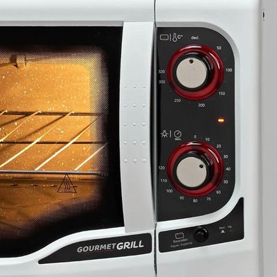 Forno Elétrico Gourmet Grill Bancada Branco 220v - Fischer 44l