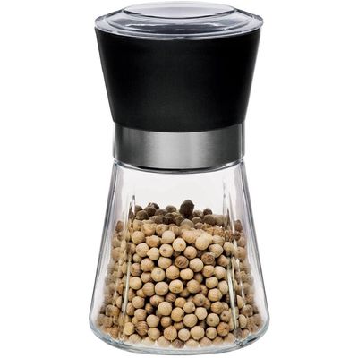 Moedor de Pimenta em Vidro Euro Home Preto