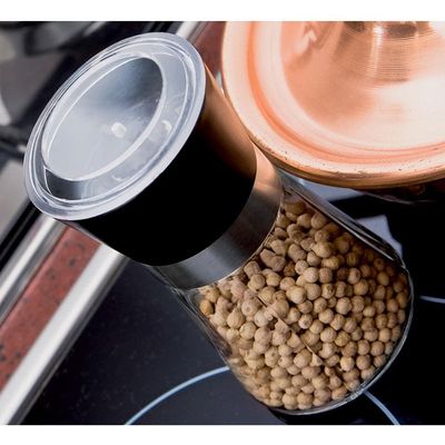 Moedor de Pimenta em Vidro Euro Home Preto