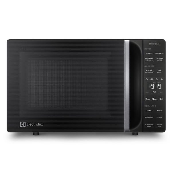 Micro-ondas Electrolux 23L Preto Efficient com Descongelamento Assistido (ME23P) 220V