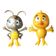 Cartela 4 Bonecos Universo Infantil Galinha Pintadinha