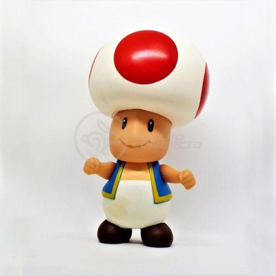 Boneco Action Figure Cogumelo Toad Super Size 20Cm Mario