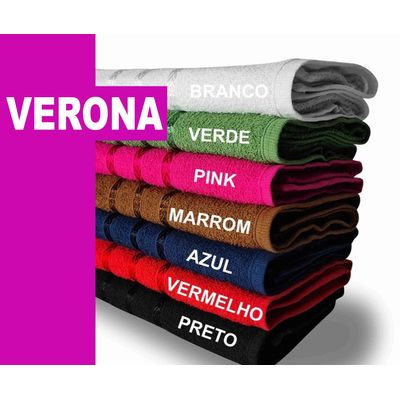 Jogo De Toalha 4 Peças Verona Luxo Beka 100% Algodão Azul