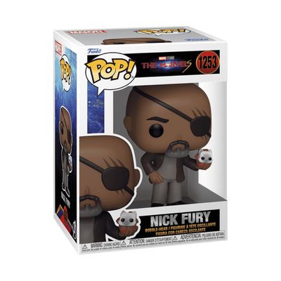 Funko Pop The Marvels 1253 Nick Fury C/ Flerkitten