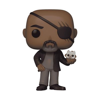 Funko Pop The Marvels 1253 Nick Fury C/ Flerkitten
