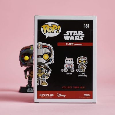 Funko Pop Star Wars 181 C-3PO C3PO Unfinished Exclusive