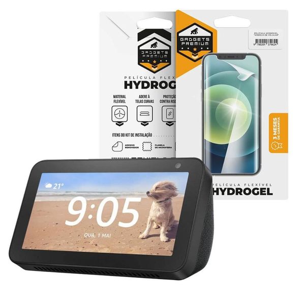 Película para Alexa Echo Show 5 - 1° Geração - Hydrogel HD - Gshield Película para Alexa Echo Show 5 - 1° Geração - Hydrogel HD - Gshield