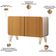 Aparador Buffet Para Sala de Jantar 2 Portas Orgânico Pozzi B01 Off White Cinamomo - Lyam Decor