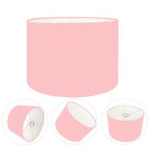 Cúpula Abajur Cilíndrica Cp-7021 ø45x25cm Rosa Pink