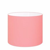 Cúpula Abajur Cilíndrica Cp-7021 ø45x25cm Rosa Pink
