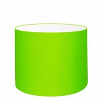 Cúpula Abajur Cilíndrica Cp-7021 ø45x25cm Verde Limão