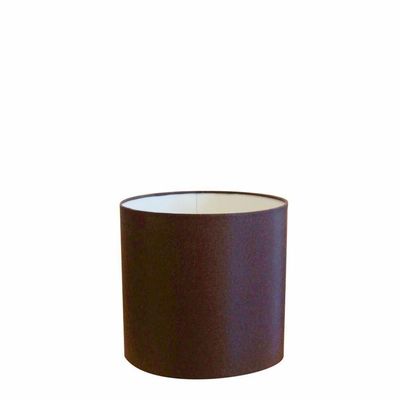 Cúpula Abajur E Luminária Cilíndrica Vivare Cp-7005 ø18x18cm - Bocal Nacional Café
