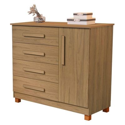 Cômoda Grécia Com 4 Gavetas E Porta Sapateira Praticidade E Estilo Para Seu Quarto