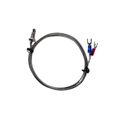 Termopar Parafuso Importado M6 Tipo J Terminal Furquilha - Cabo 1 Metro