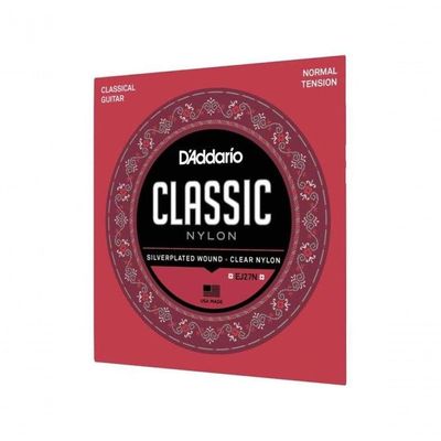 Encordoamento Violão Nylon Tensão Media Student Ej27n D Addario