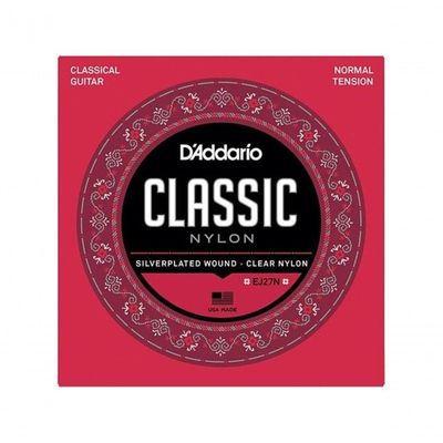 Encordoamento Violão Nylon Tensão Media Student Ej27n D Addario