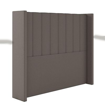 Cabeceira Estofada King 195 Cm Turquesa Corino Marrom