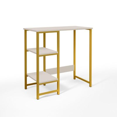 Bancada Gourmet Industrial Klm Store Dourado/off White
