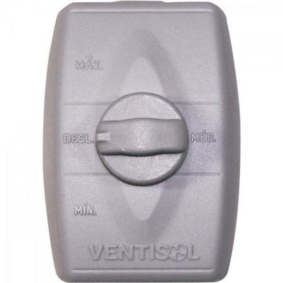 Ventilador De Parede Ventisol Power 70 68cm Preto-prata Bivolt