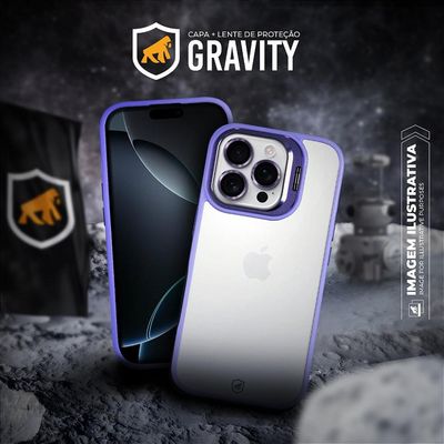 Capa para iPhone 16 Pro - Gravity Lilás - Gshield