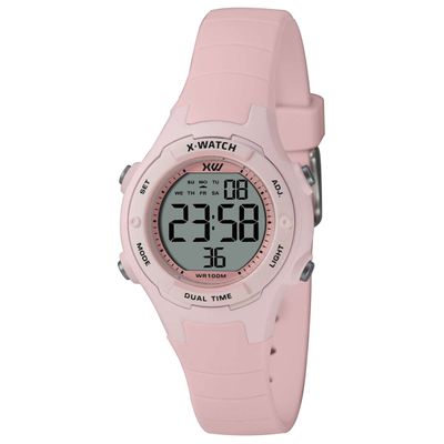Relógio X-Watch Feminino Ref:Xlppd055 Bxrx Infantil Digital