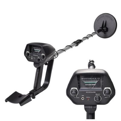 Kit detector de metais ouro portátil com baterias e carregador