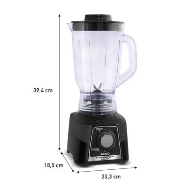Liquidificador Powermix Arno 700W LQ33 Preto 110V