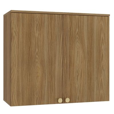 Armário Aéreo Botanic 80cm 2 Portas MDP Kappesberg Nogueira
