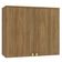 Armário Aéreo Botanic 80cm 2 Portas MDP Kappesberg Nogueira