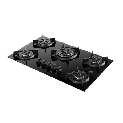 Cooktop à Gás 5 Bocas Dako Supreme Tripla Chama Preto / Bivolt