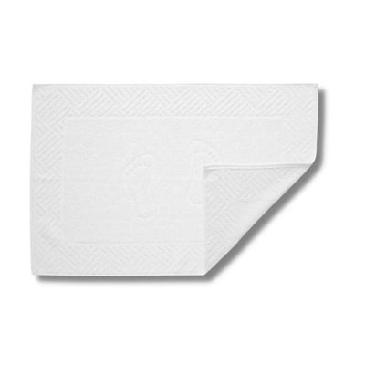 Toalha Piso Pezinho Antiderrapante 46x70cm Teka Branco