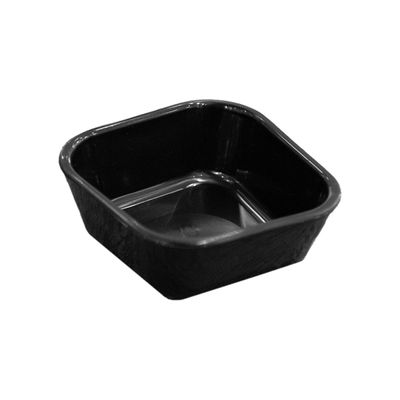 Ramequim Assimétrico 100ml Preto em Polipropileno - Linha Inspire VEM