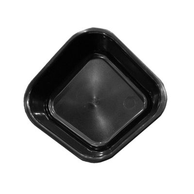Ramequim Assimétrico 100ml Preto em Polipropileno - Linha Inspire VEM