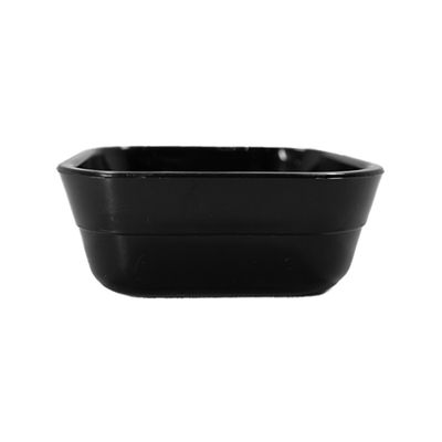 Ramequim Assimétrico 100ml Preto em Polipropileno - Linha Inspire VEM