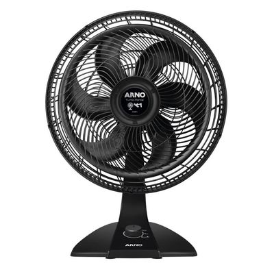 Ventilador De Mesa Turbo Force 2 Em 1 40cm Preto Arno 110V